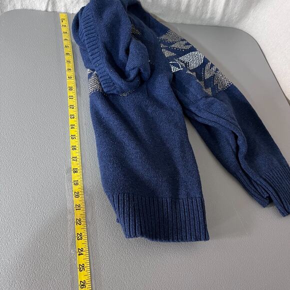 Vintage American Eagle Mens Aztec Hooded Sweater Size M Southwestern Western - Picture 8 of 9